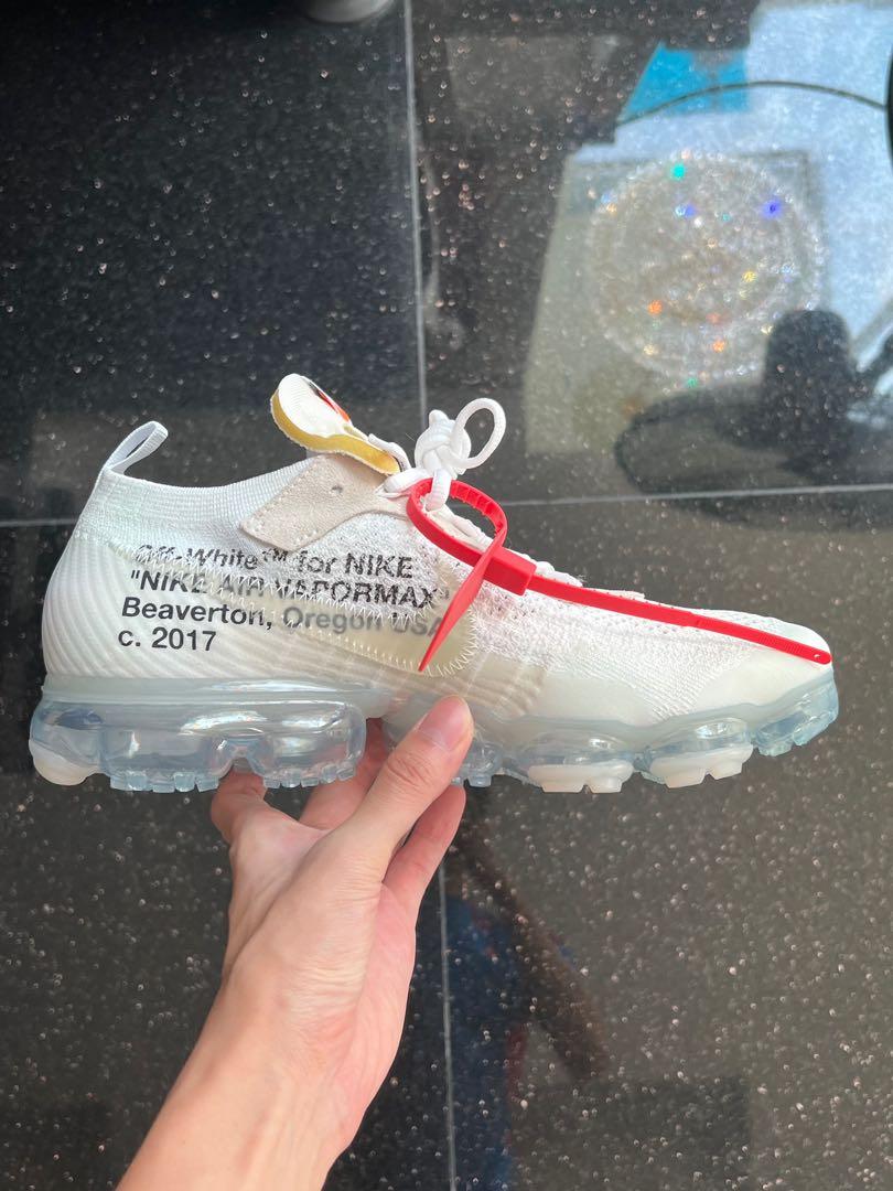 nike white air vapormax off white 2018 US 10