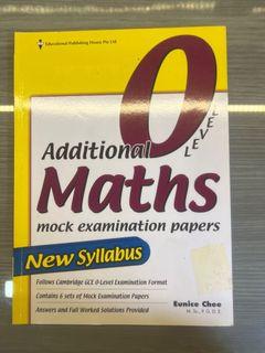 O level Additional Mathematics Mock Exam Papers