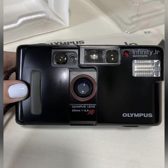 OLYMPUS Infinity Jr (AF10) Quartzdate, Photography, Cameras on Carousell