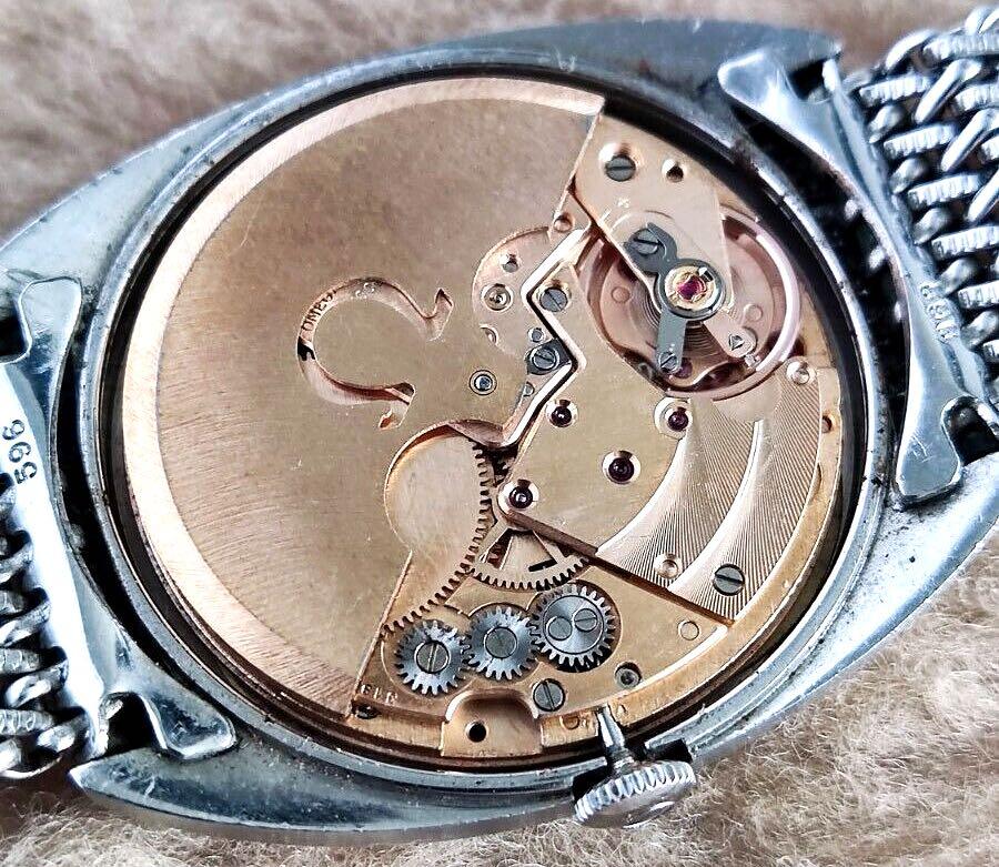 Omega deville swiss made stainless steel back top