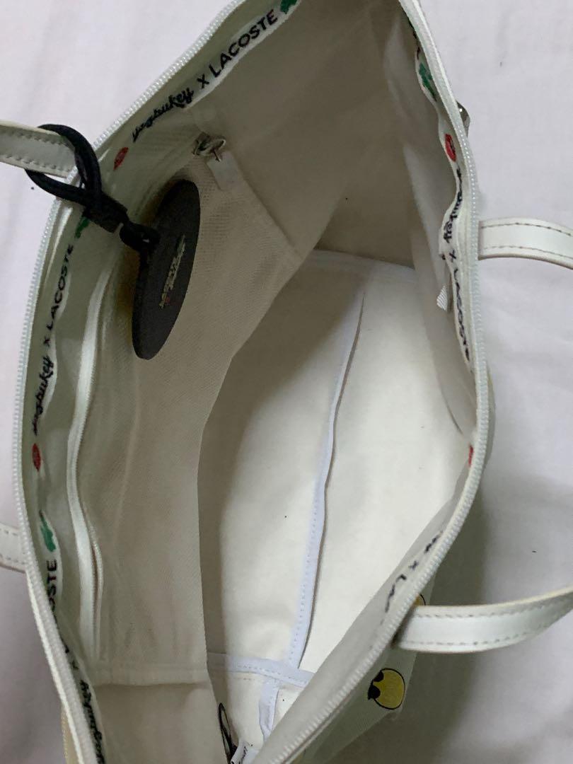 Original Lacoste x Yazbukey Edition Tote Bag, Women's Fashion, Bags