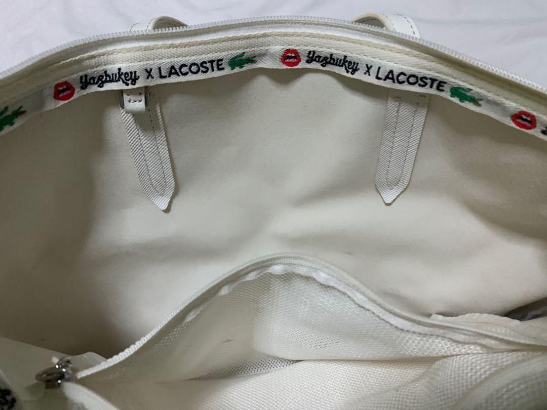 Original Lacoste x Yazbukey Edition Tote Bag, Women's Fashion, Bags