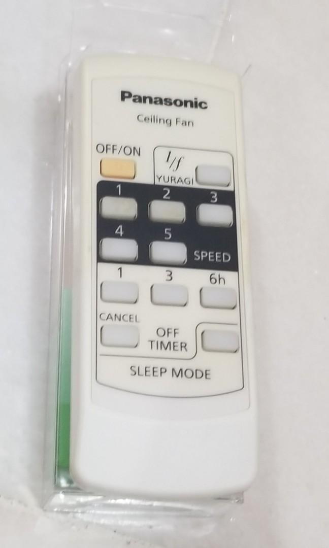 (ORIGINAL) PANASONIC CEILING FAN REMOTE CONTROL (NEW), Furniture & Home