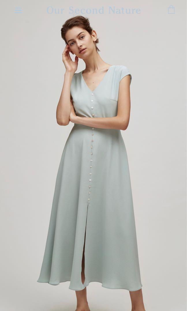 OSN Button Down Maxi Dress (XS), Women's Fashion, Dresses & Sets