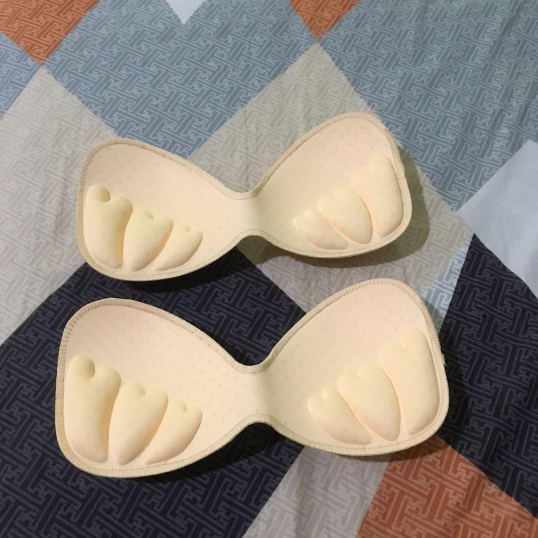 Padding push up inserts removable bra pads, Women's Fashion, New  Undergarments & Loungewear on Carousell