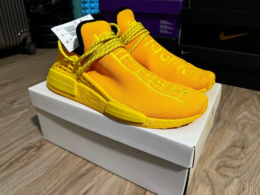 Pharrell x Adidas NMD Hu Yellow US 8.5