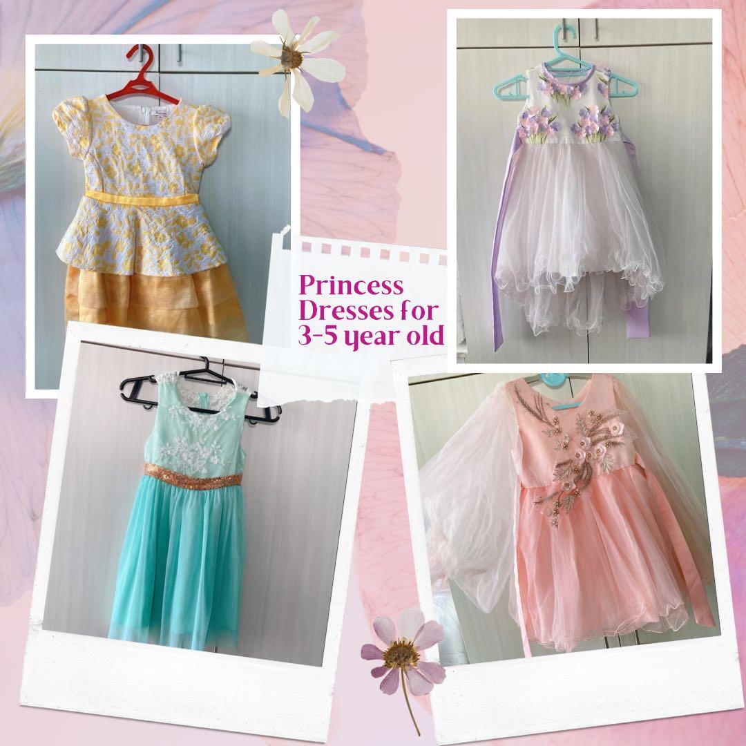 Princess Dresses for 3 to 5 years old, Babies & Kids, Babies & Kids