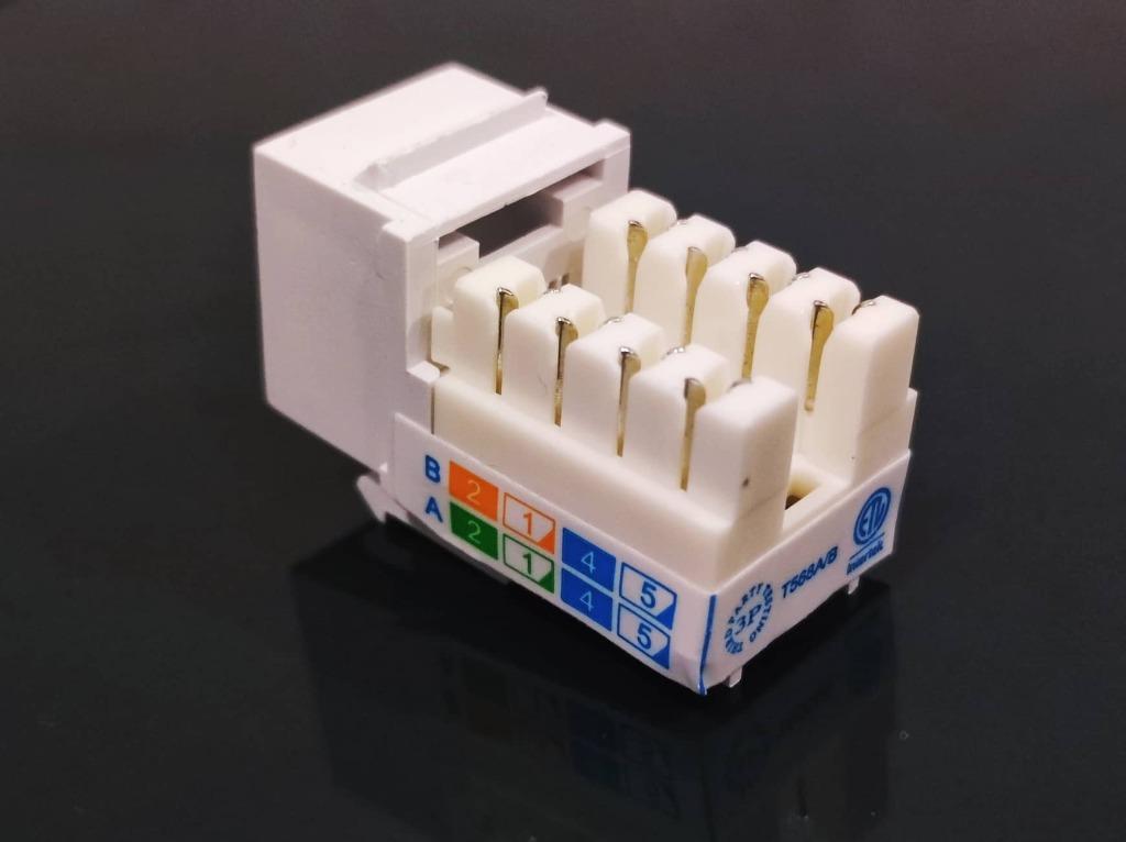 Probest IO Information Outlet Cat6 Keystone Modular Jack, Computers ...