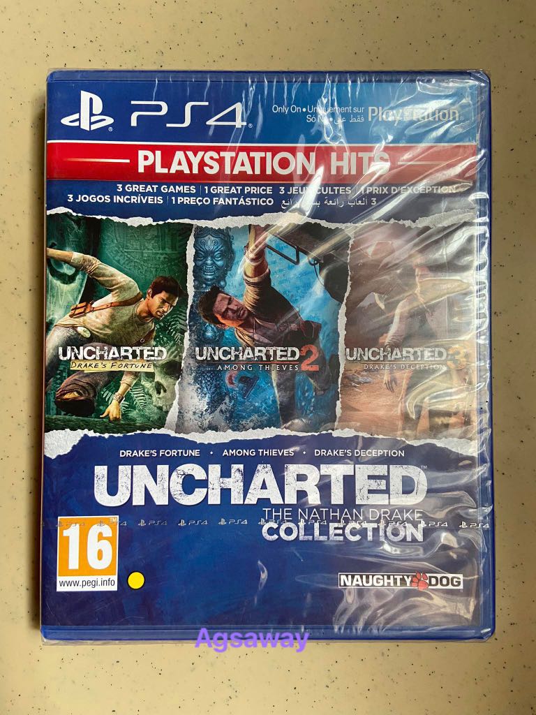 UNCHARTED 1 2 and PS4 PlayStation 4 (SEALED/BN), Video Gaming, Video Games, PlayStation on Carousell