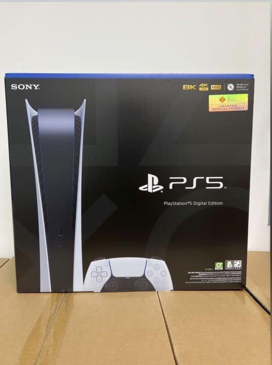 PS5 Digital version local warranty set BNIB. Free delivery , Video