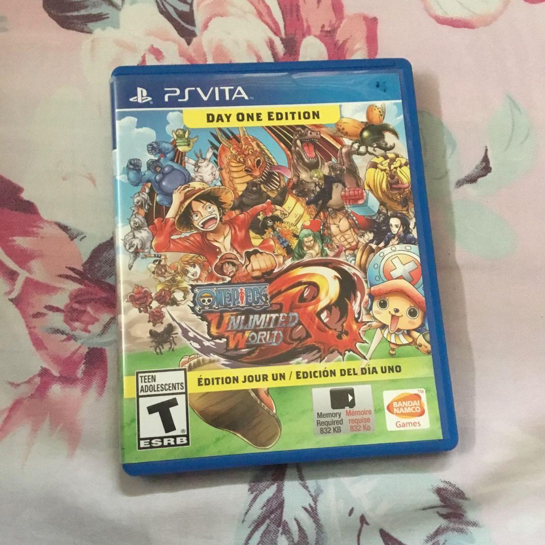 Psvita One Piece Unlimited World Red Day One Edition Video Gaming Video Games Playstation On Carousell