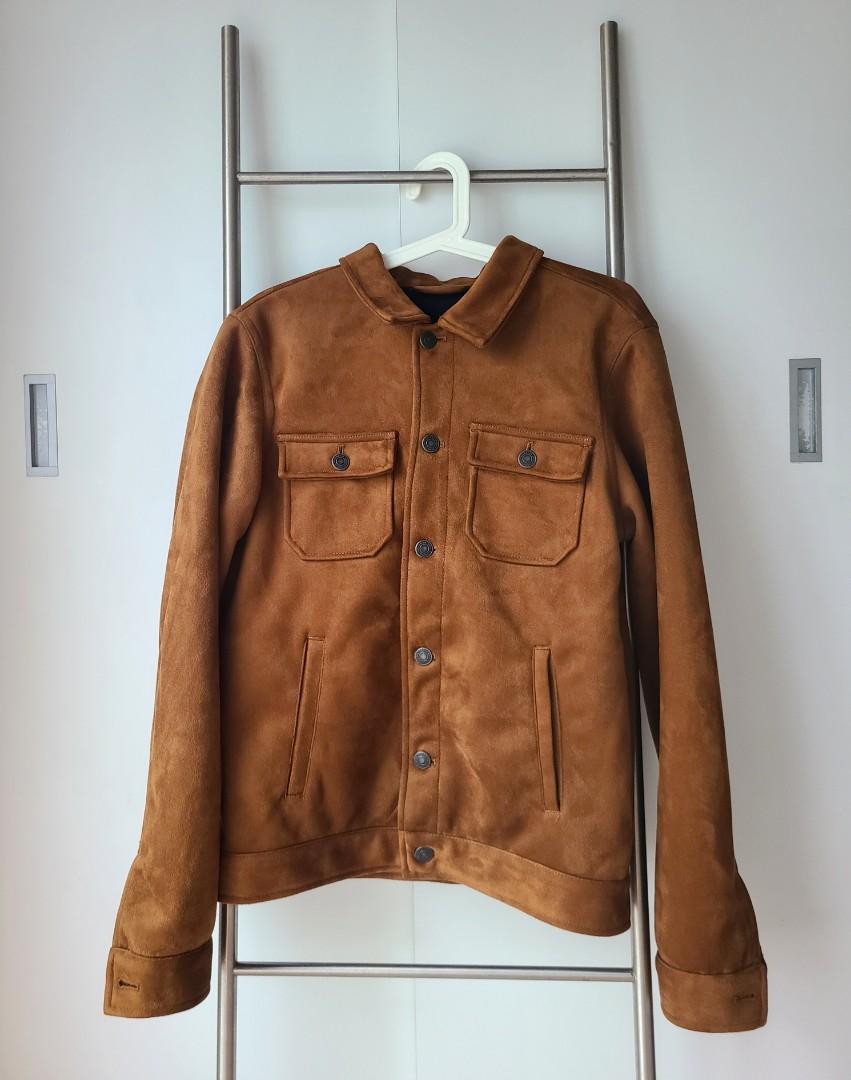 Pull Bear Suede Brown Jacket