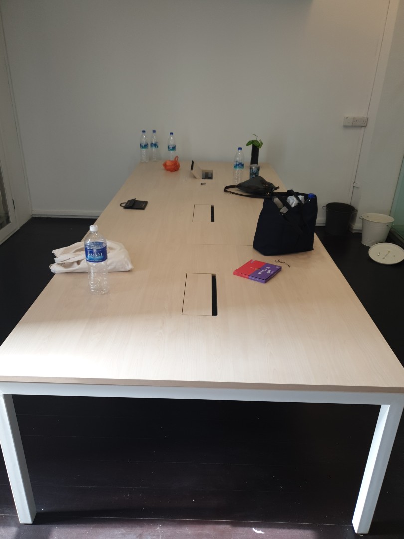 Quick Clearance!! Office Table Open space (Negotiable), Furniture & Home Living, Furniture