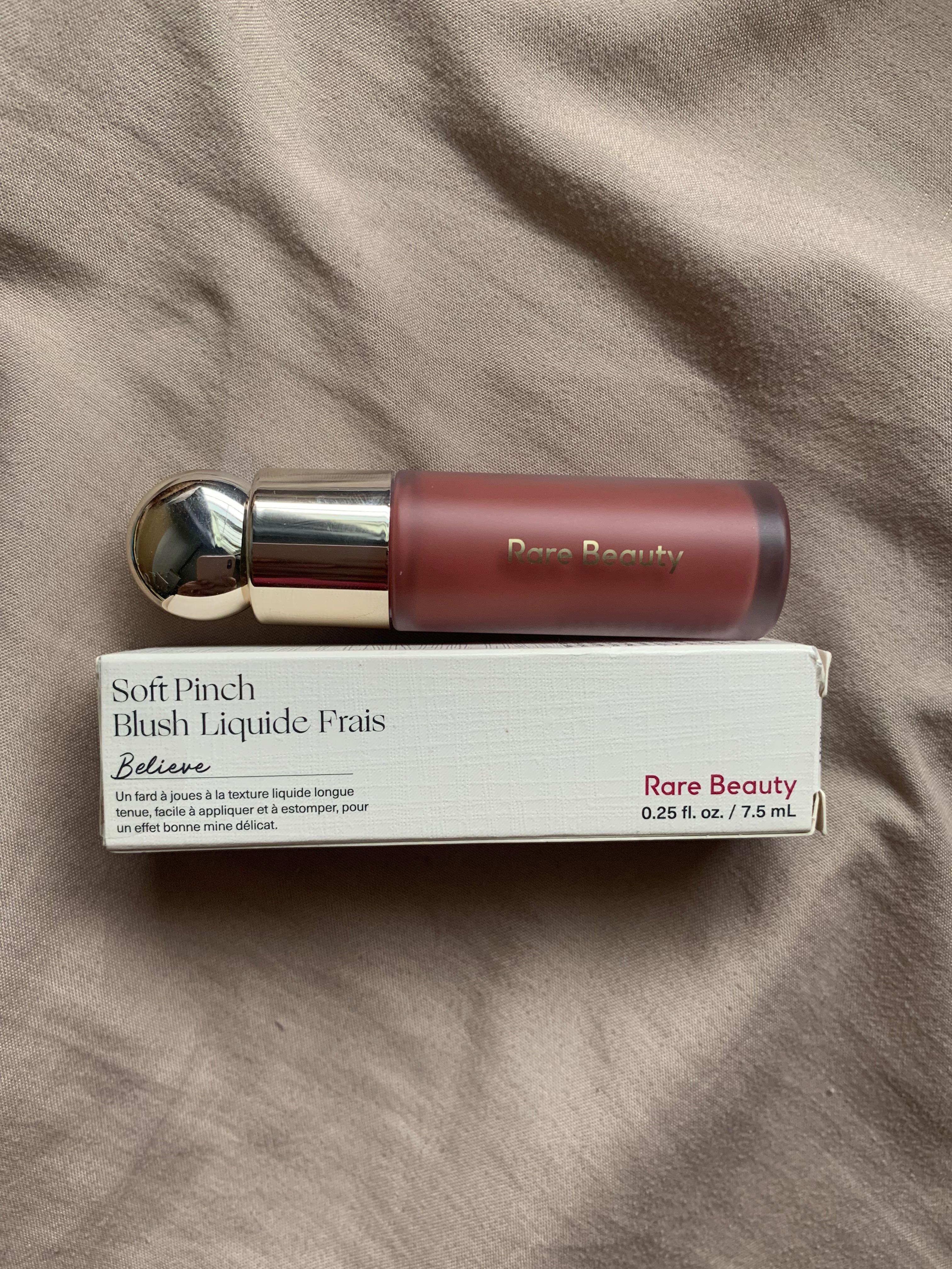Rare Beauty Soft Pinch Blush (Category: Makeup) located in Quezon City. Submitted by caaamms (Listing ID 1168575023, Image 1). Description: Unused and did not swatch as well For sale or trade with a brand new soft pinch in lucky or happy. Will use the money to buy a new shade :)) Rfs: given as a gift but shade looks too dark for my skintone .