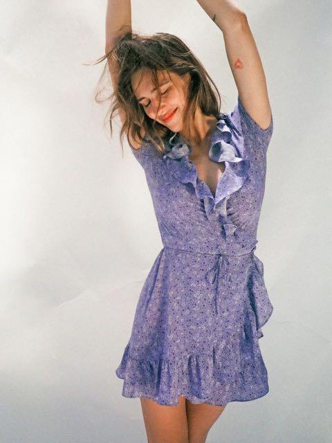 purple realisation par dress The Sadie
