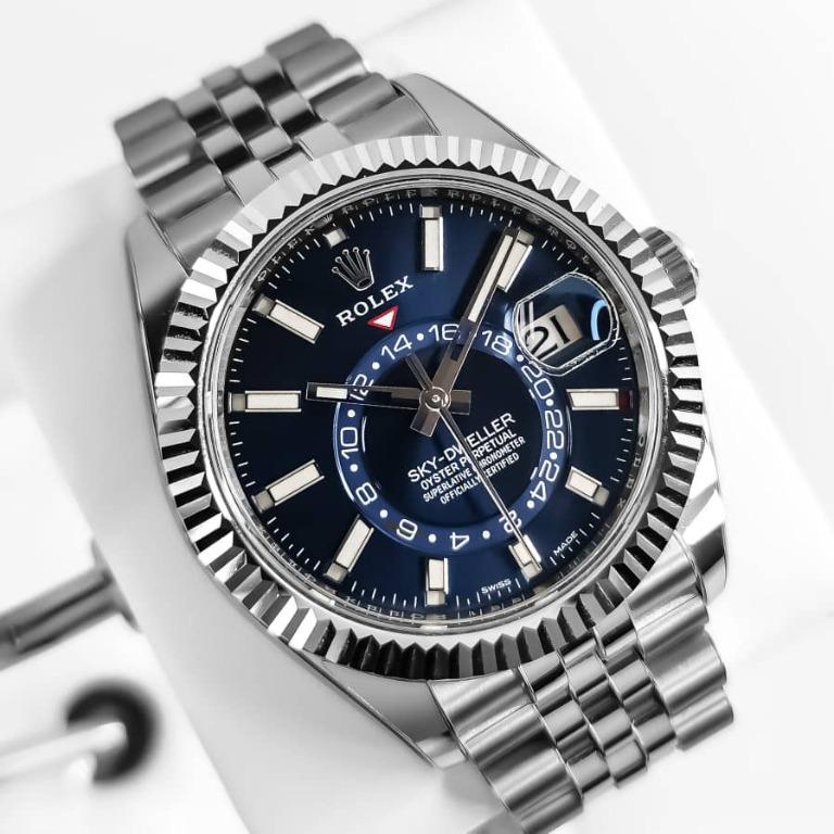Rolex sky dweller blue dial price sale