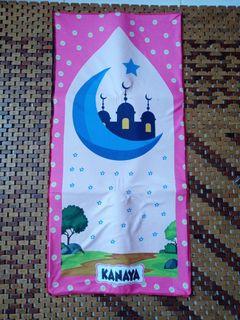 sajadah busa custom nama anak kanaya