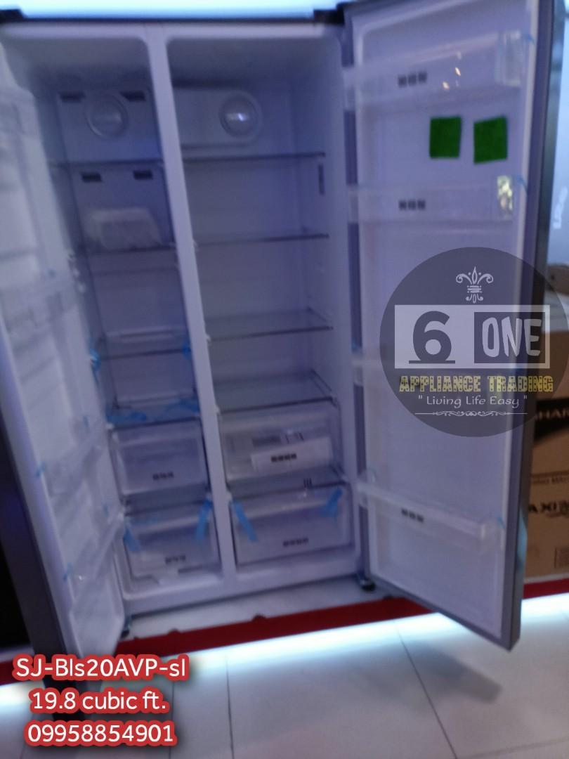 SALE‼️ SHARP INVERTER JTECH SIDE BY SIDE REF (Category: Refrigerators and Freezers) located in Rizal. Submitted by florenciocanoy62 (Listing ID 1170846716, Image 2). Description: 🎊🎊 SHARP MULTI DOOR REF 🎊🎊 ✅J-TECH INVERTER ✅GLASS FINISH ✅Plasma cluster ion technology ✅Multi and dyna cool technology PRODUCT CODE: CASH 👉SJFLG-16AVPbk. 16.7cuft 49,999 👉SJ-Bls20AVP-sl. 19.8cuft. 42,999 NOTE: CASH, GCASH, BANK TRANSFER ONLY WE DO CASH ON DELIVER