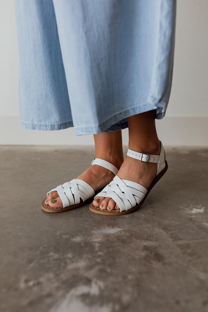 Saltwater retro sandal white. - brand new, Women's Fashion, Footwear,  Sandals on Carousell