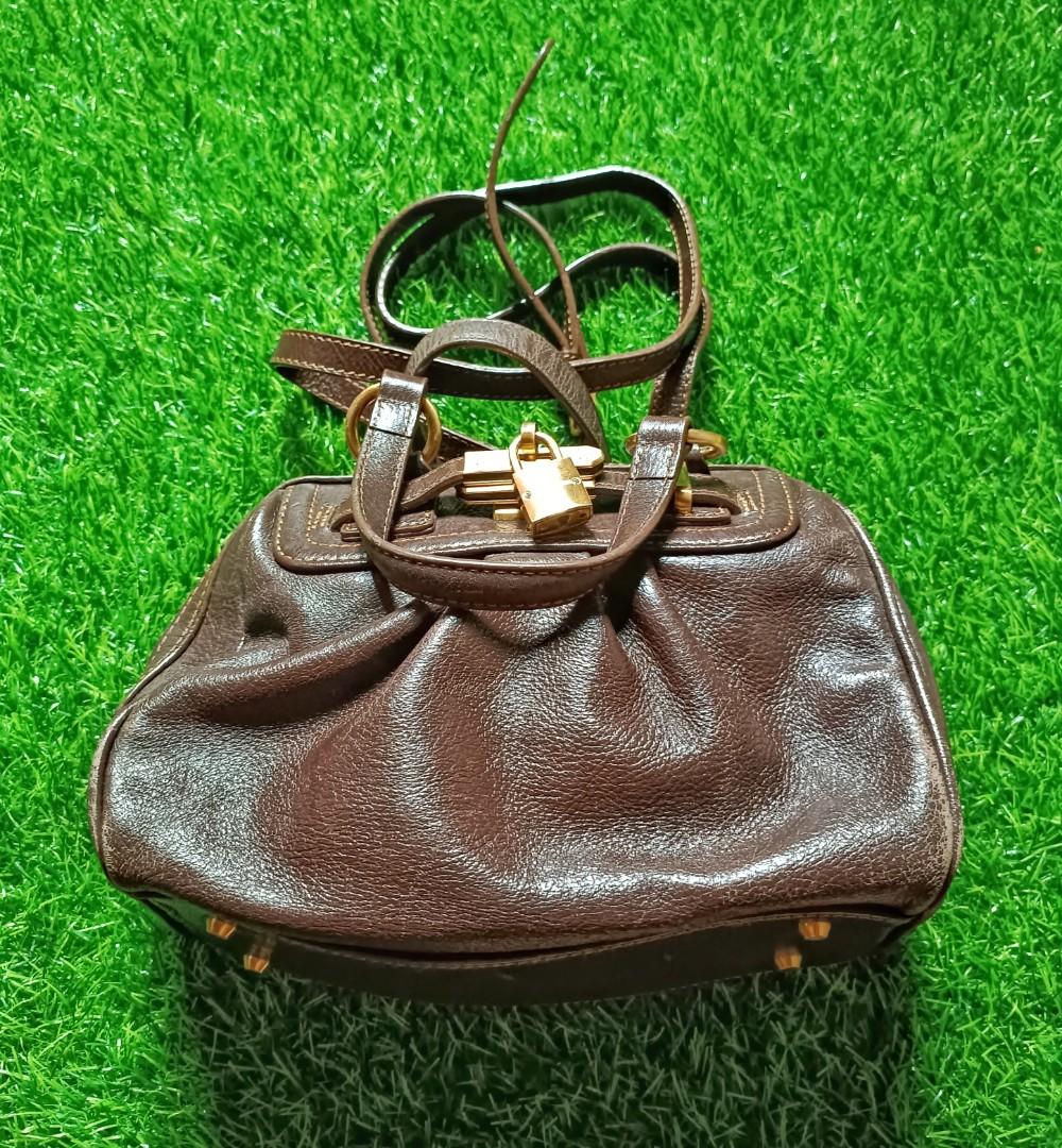 SAMANTHA THAVASA ORIGINAL LEATHER SLING 2 WAY BAG Women s Fashion