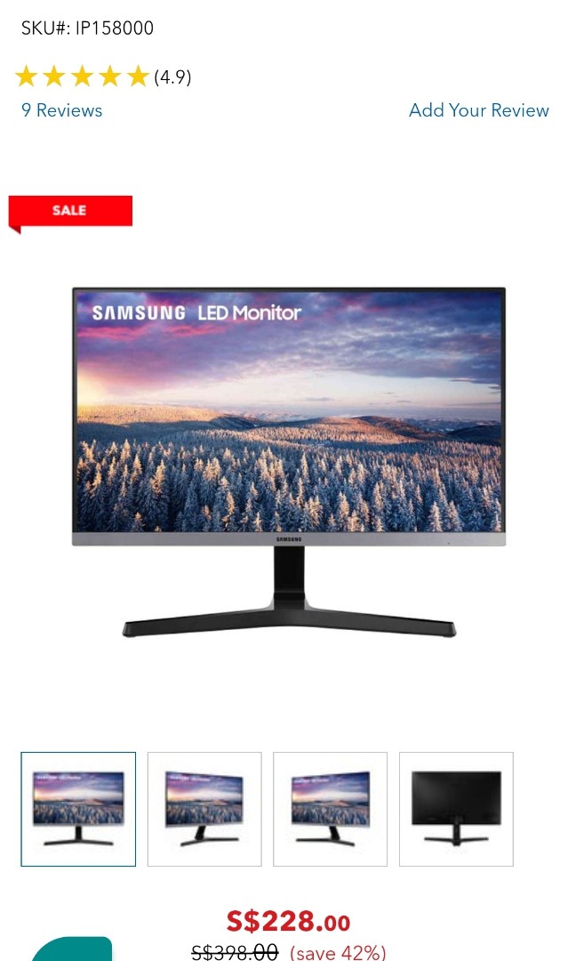 SAMSUNG Monitor screen 27inch 