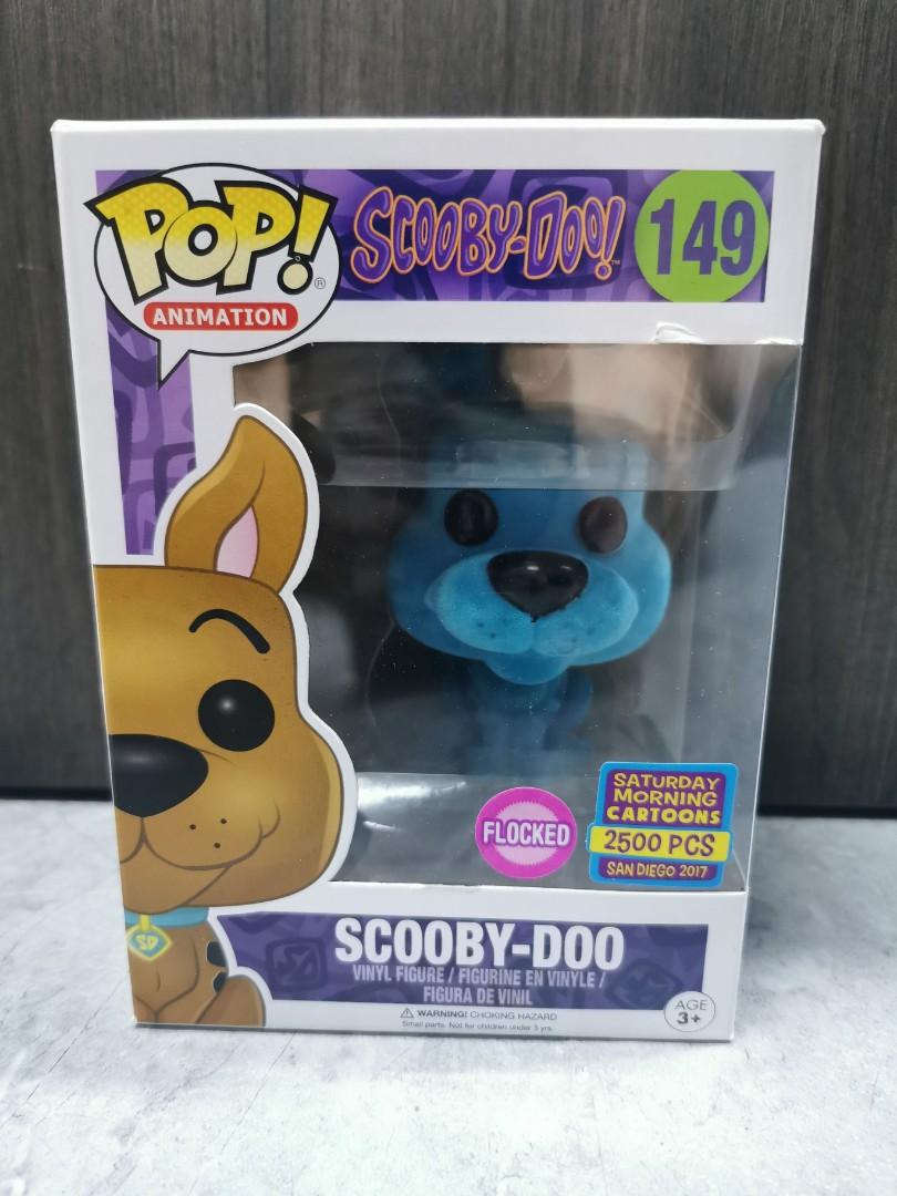 Blue Flocked Saturday Morning Cartoon 