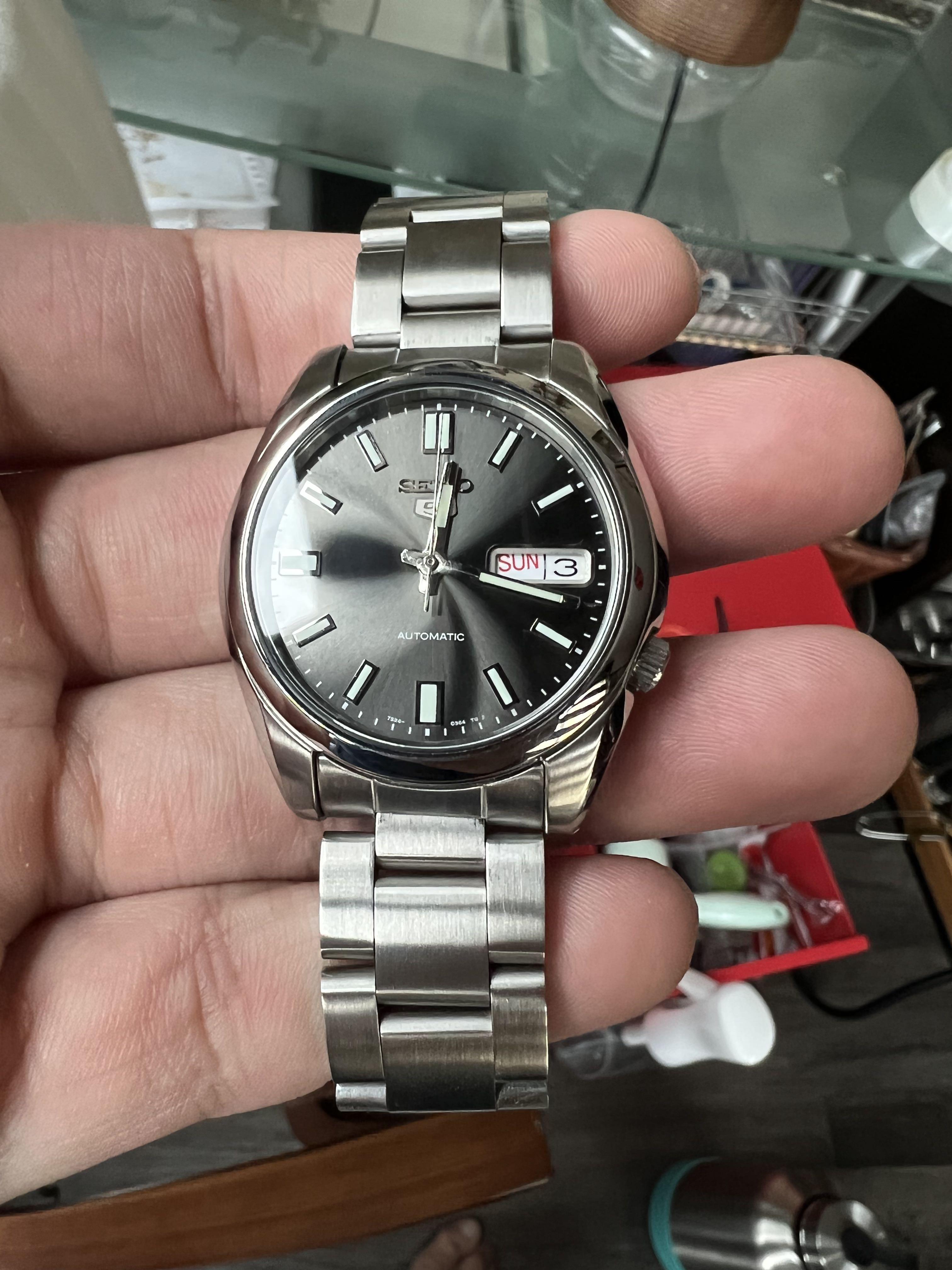 Seiko 5 snxs79 OP mod oyster bracelet, Men's Fashion, Watches &  Accessories, Watches on Carousell