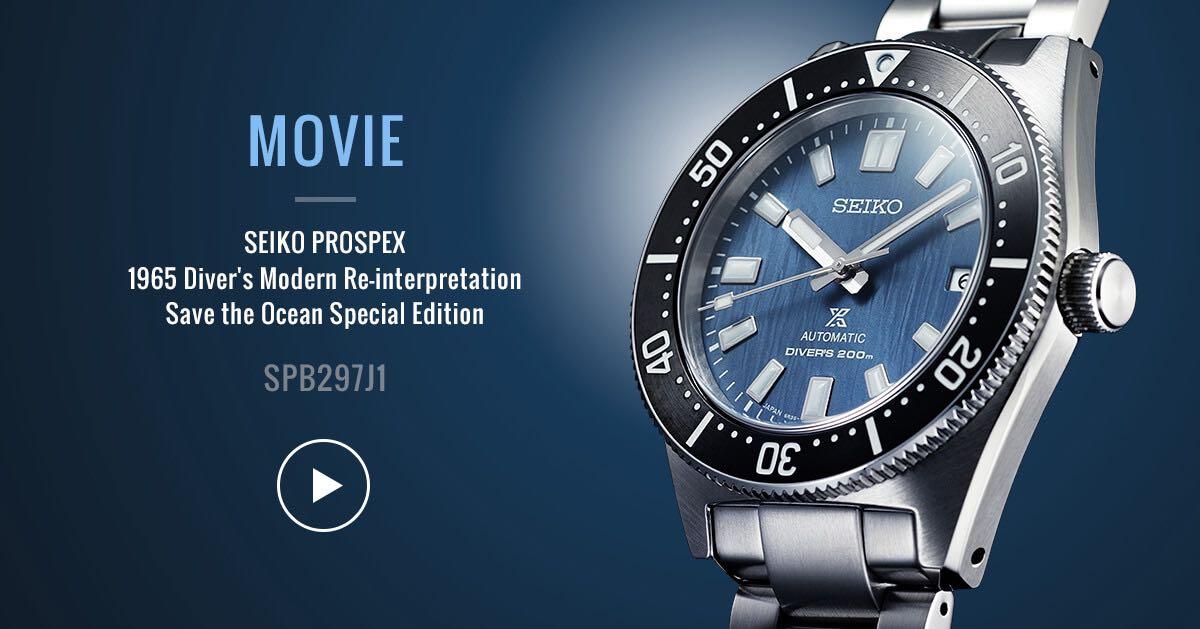 Seiko 63mas 1965 Diver's Modern Re-interpretation Save the Ocean Special  Edition, Luxury, Watches on Carousell