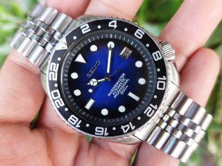 Seiko BLUE SAPPHIRE Mod Automatic Diver's Watch