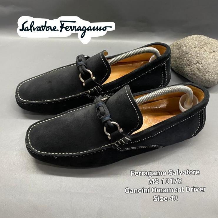 ferragamo slip ons