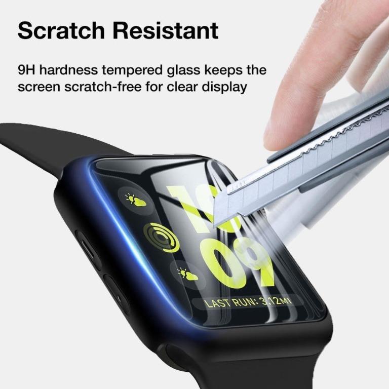 SG FoxShield Apple Watch 45 44 42 41 40mm Case Screen Protector for iWatch Series 8 7 6 5 4 3 2 1 SE