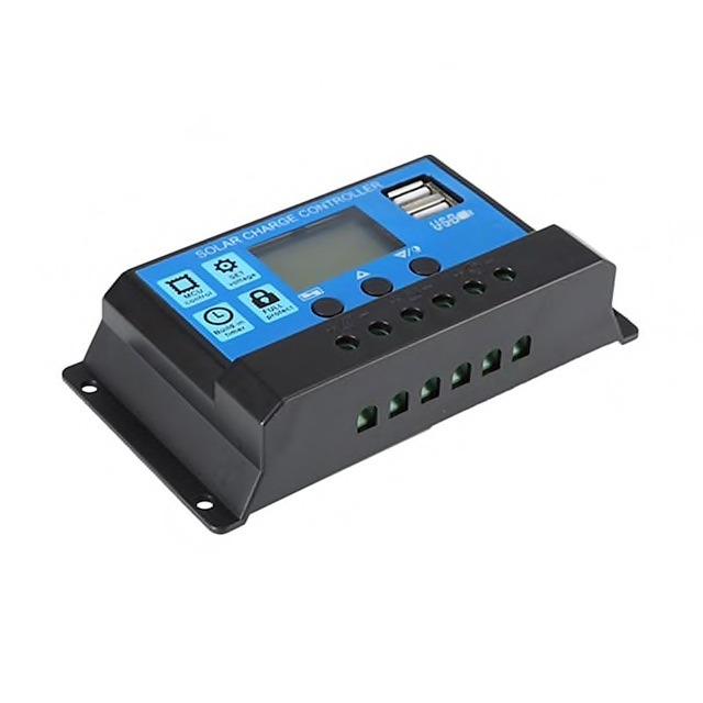Solar Charge Controller for LeadAcid Batteries with LCD and Auto