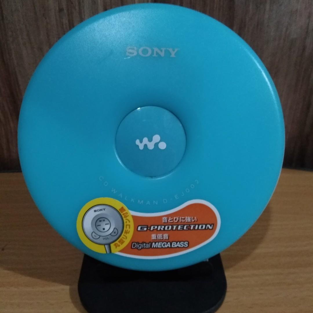 SONY ポータブルCD D-EJ002 ブルー 入手困難 - ポータブルオーディオ