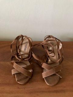 Strappy heels