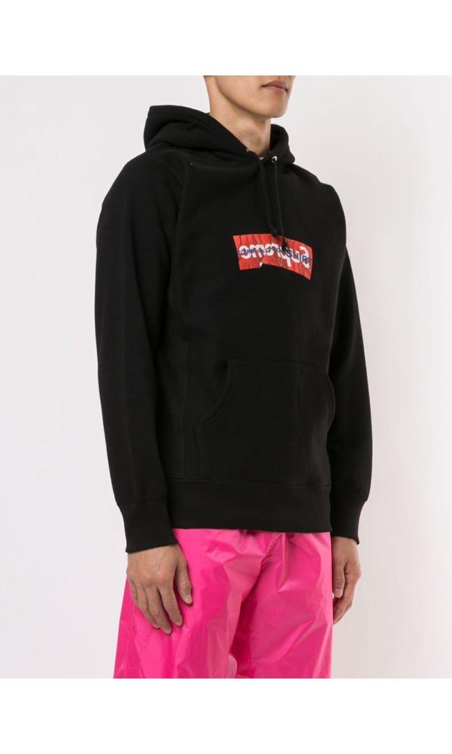 Supreme X Commes Des Garcon logo hoodie