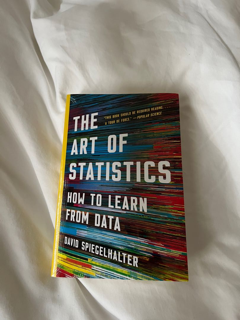 The art of statistics how to learn from data david spiegelhalter, Hobbies   Toys, Books  Magazines, Assessment Books on Carousell