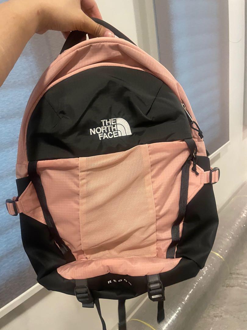 Tan north outlet face backpack