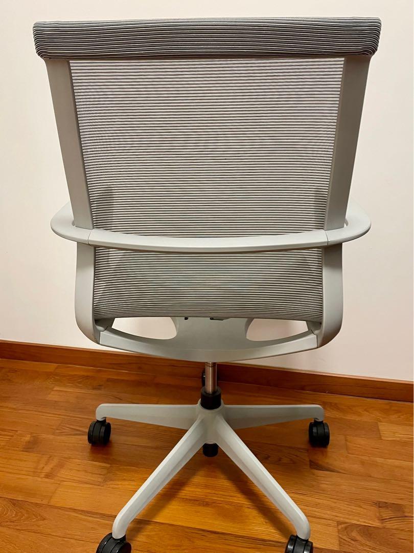 The Ollie Mid Back Mesh Office Chair, Furniture & Home Living