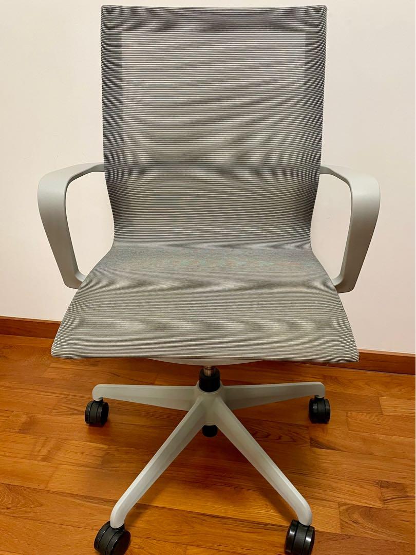 The Ollie Mid Back Mesh Office Chair, Furniture & Home Living