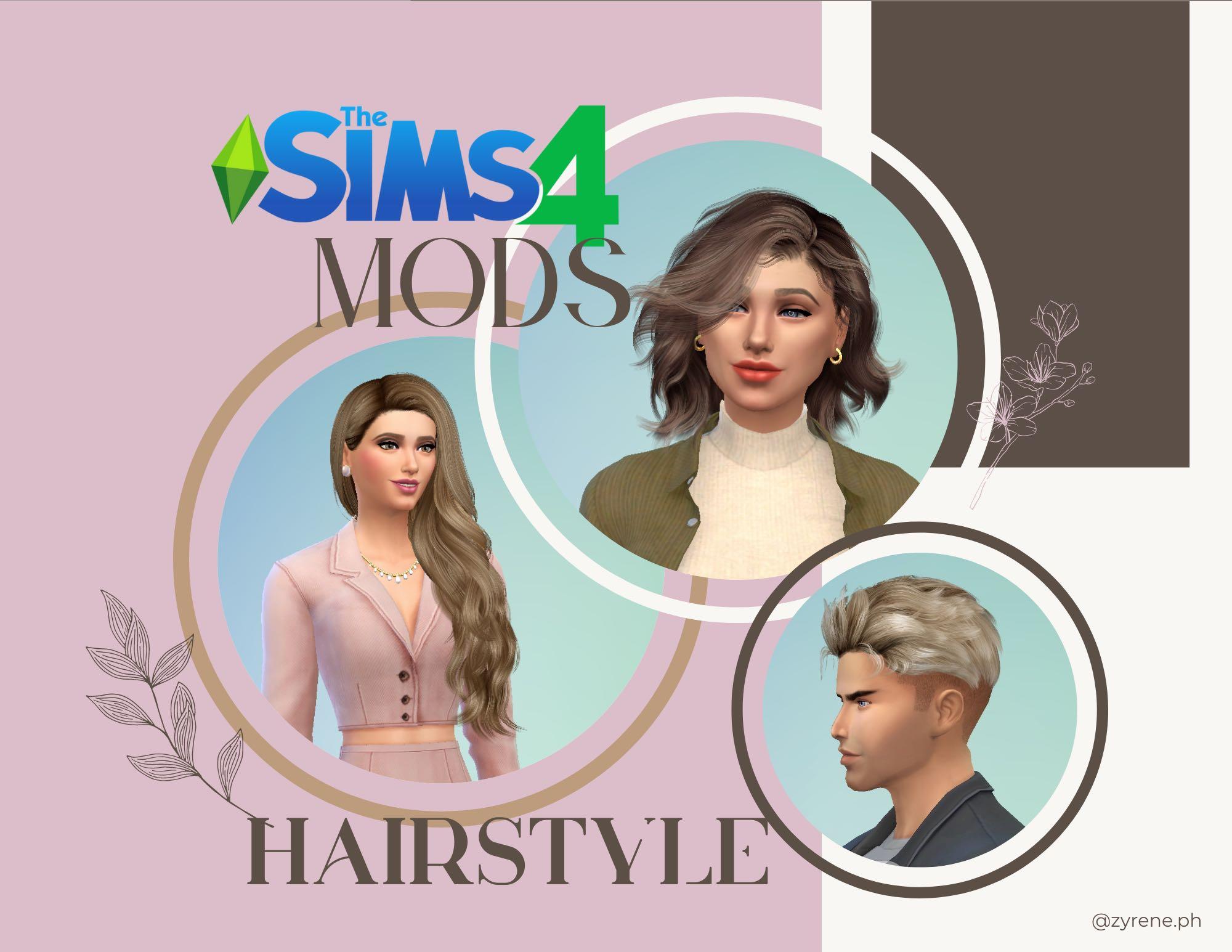 Sims 4 Hairstyle Mods (1st Collection) - PC/MAC, Video Gaming, Video Games,  Others on Carousell
