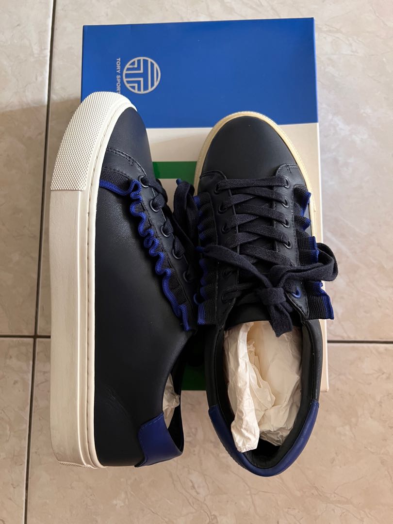 Tory burch ruffle sneaker shop