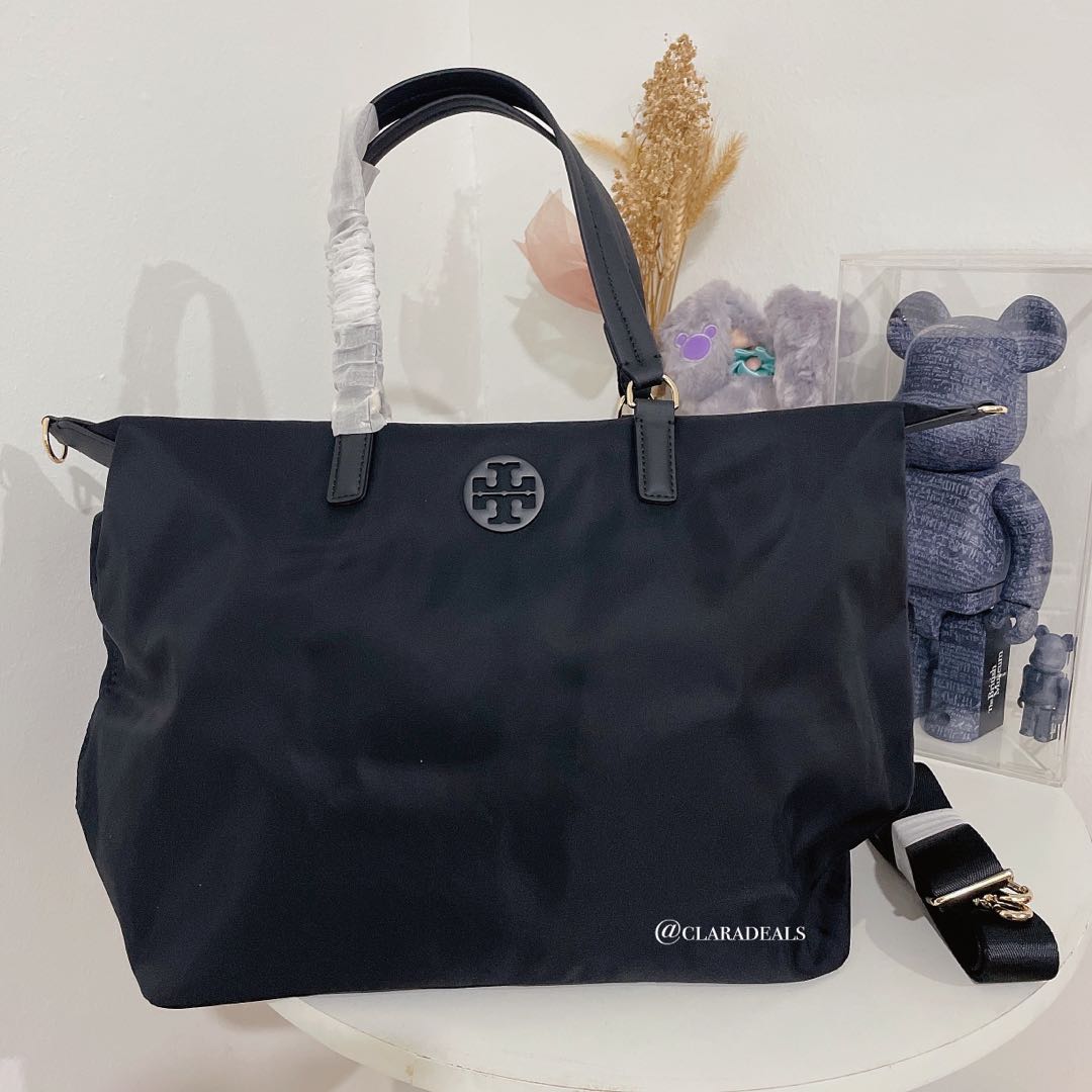 Tory Burch Tilda Slouchy Nylon Tote, Women's Fashion, Bags & Wallets, Tote  Bags on Carousell