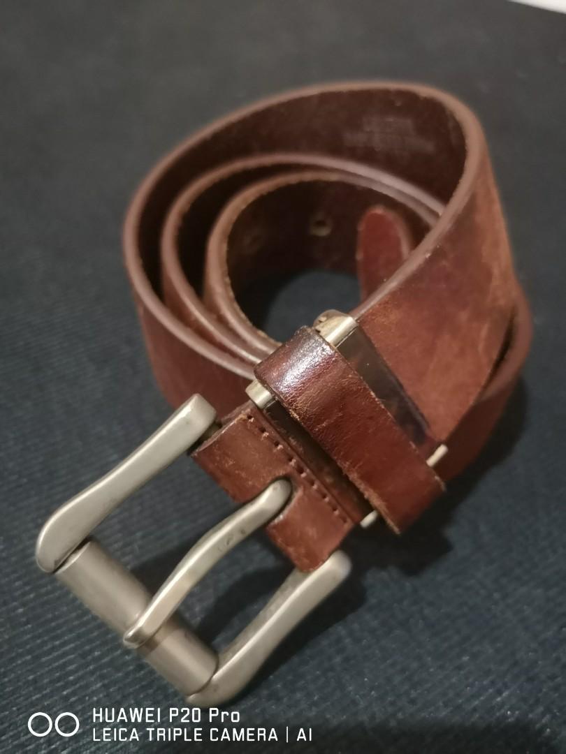 Uniqlo belt coklat Men s Fashion Watches Accessories Belts on