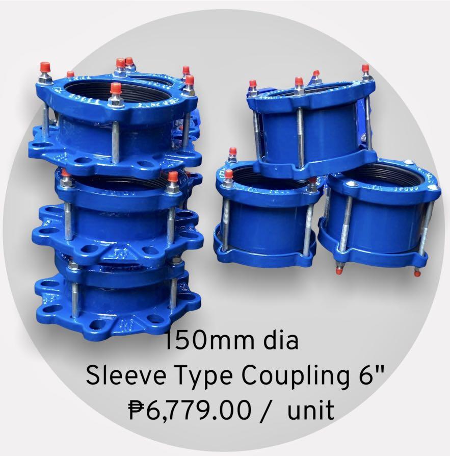 Valve, Fittings, Tee, y, U, reducer, connector, coupling,150mm dia, CI