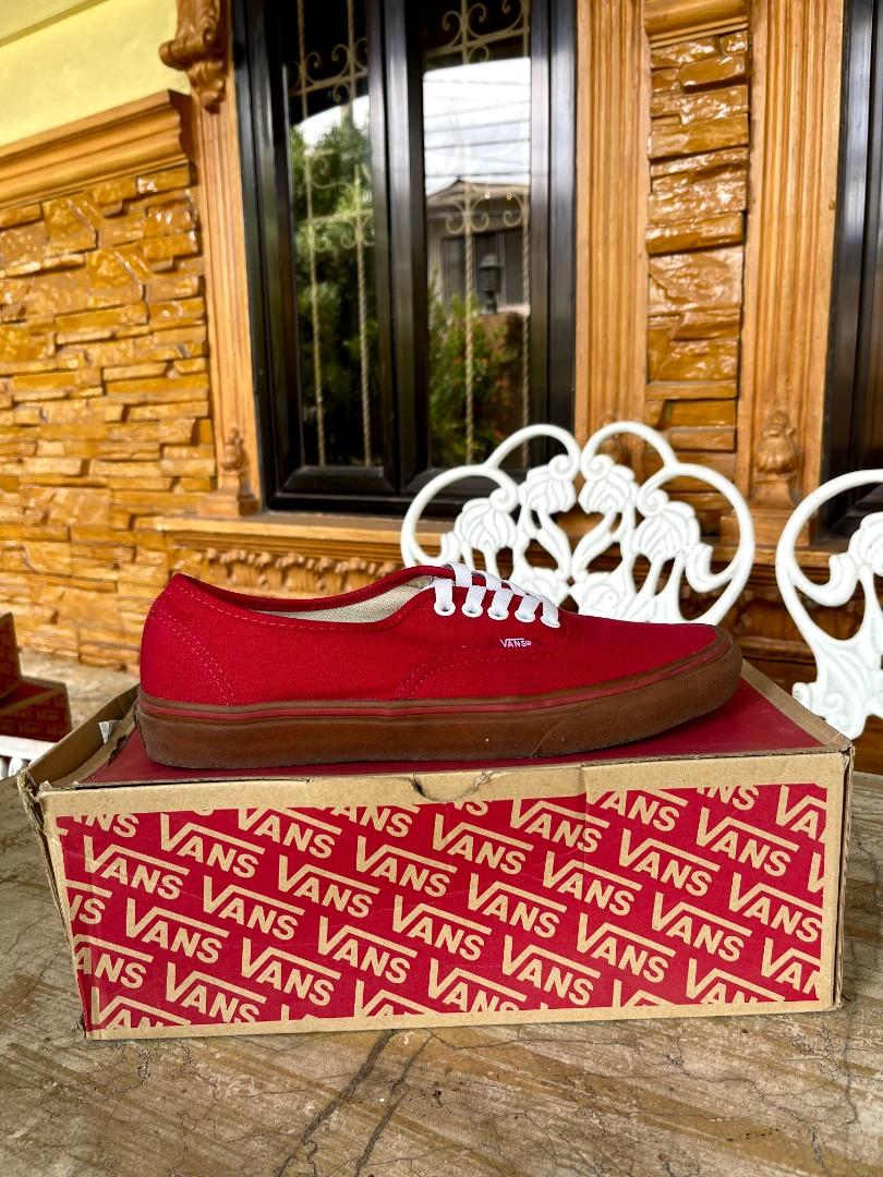 Vans chili pepper gum sole top