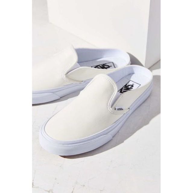 Vans slip on mule white outlet