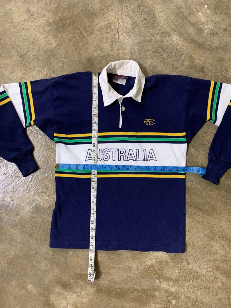 vintage 90s canterbury rugby jersey polo rare size made in australia heavy  cotton vtg og RRL, Men's Fashion, Tops  Sets, Tshirts  Polo Shirts on  Carousell