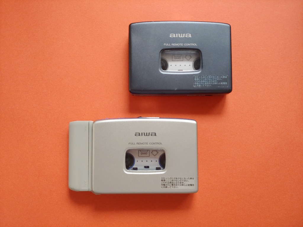 Vintage Aiwa HS-PX370 Portable Cassette Player walkman BUNDLE