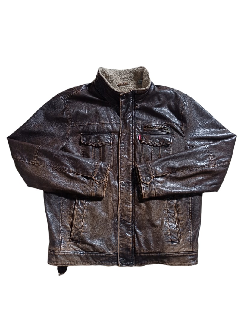 Vintage levis shop leather jacket
