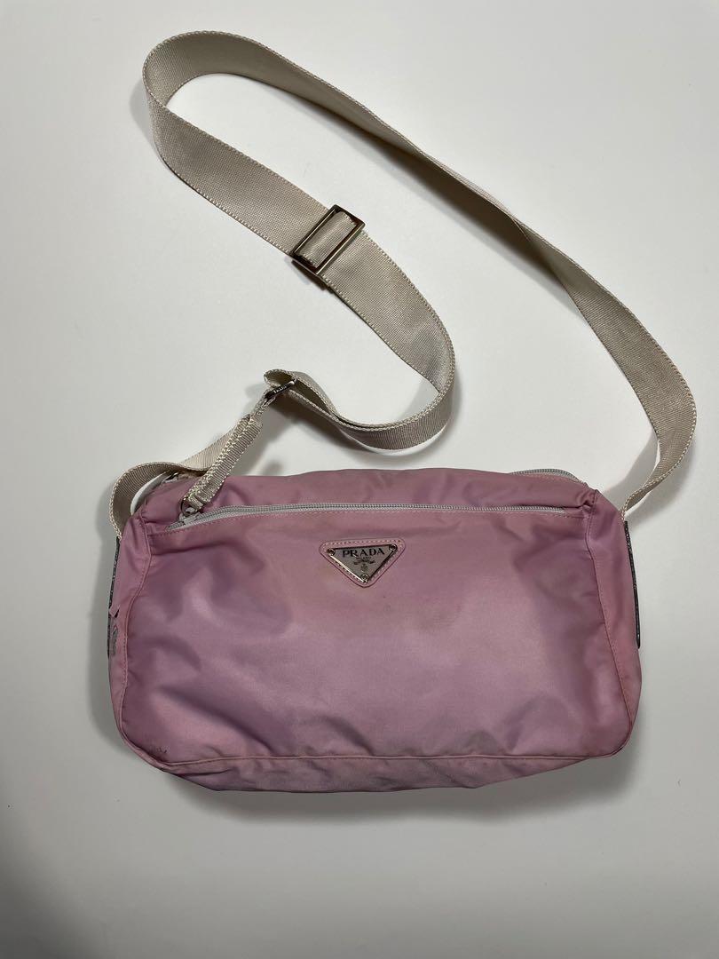 Vintage Prada baby pink dust Shoulder Bag Sling bag luxury designer  streetwear unisex man ladies bag vintage, Luxury, Bags & Wallets on  Carousell